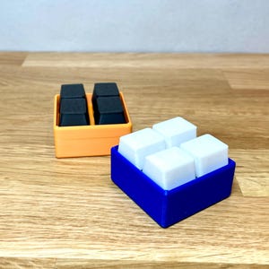 4 Button Keyboard Fidget Clicker | Key Chain Ring Toy | Party Bag Filler | Tactile Gift Present | Kids Anxiety | Child Stress | ADHD | image 4