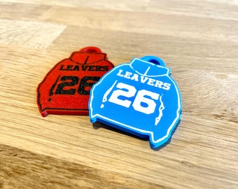 Personalised Colour School Leavers Keyrings | 2026 Leavers | Year 6 Leavers Gift | School Leavers Gift | Hoodie Keyring | Leavers Present |