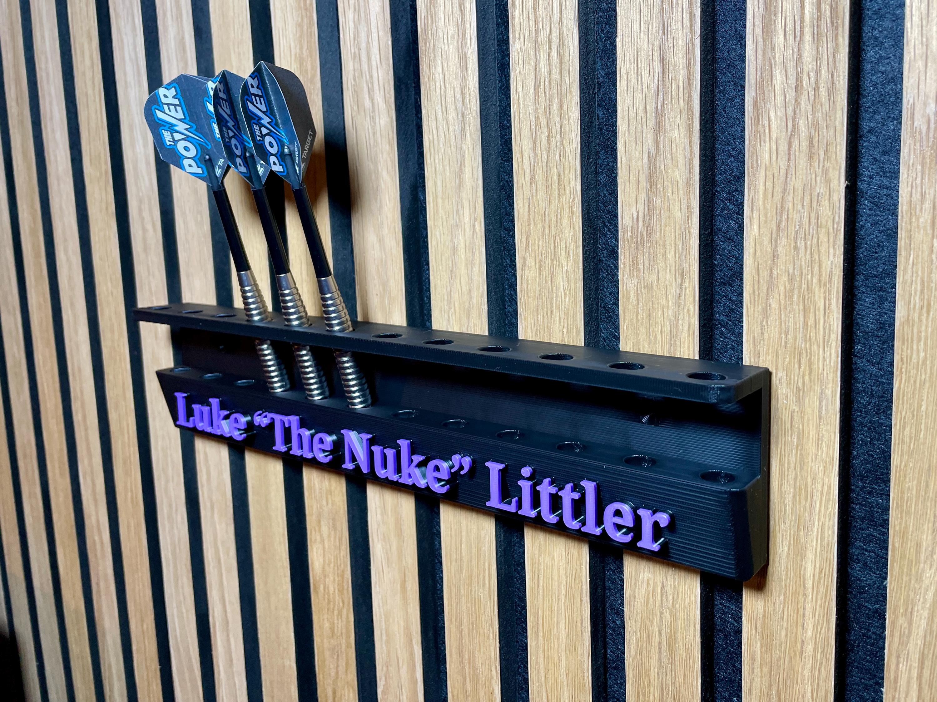 Personalised 12 Dart holder | Wall mounted darts display stand | For 12 darts | Gift for darts player | Gift idea for him | Arrow mount |