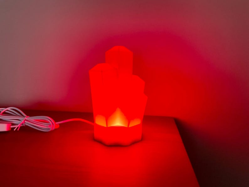 Brick Crystal Lamp | Kids Night Light | Children's Bedroom Light | Birthday Gift for Kids | Man Cave Desk Lamp | USB Night Light immagine 5