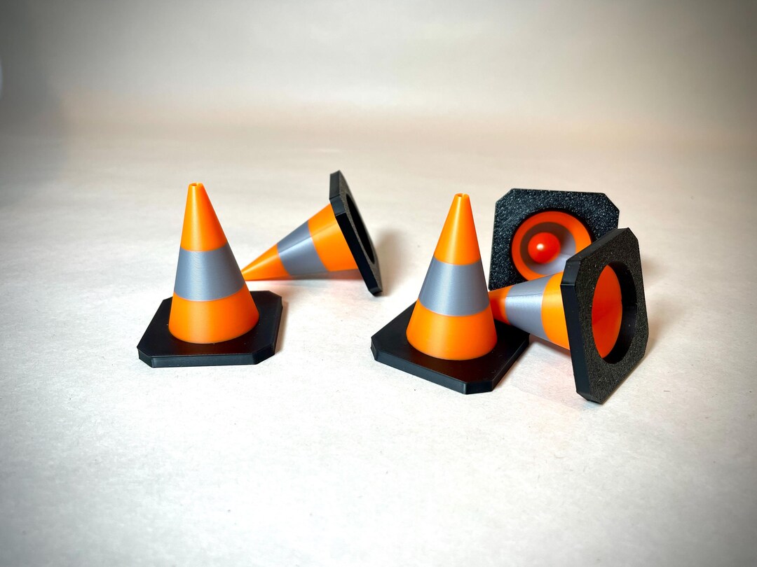 Miniature RC Traffic Cones: 1/10 & 1/14 Scale Course Accessories - Etsy