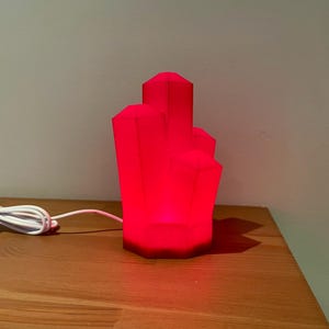 Brick Crystal Lamp | Kids Night Light | Children's Bedroom Light | Birthday Gift for Kids | Man Cave Desk Lamp | USB Night Light immagine 8