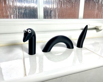 Loch Ness Monster Figurine | Mystical Myth | Bathroom Decor | Comedy humour | Scottish Scotland | Ideal gift for him or her |