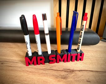 Personalised Teacher's Pen Holder | Perfect Gifts for teacher | Thank you present | Personalised item |