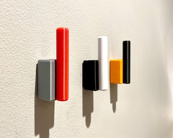 Modern Coat Hanger / Hook | Wall mounted Display | Minimalist Home Decor | House gift idea | Perfect House Warming Present |