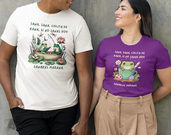Sana Colita de Rana, Get well, Nurse, Doctor, Teacher, Frog, Spanish, Latin,funny, cute, Mexican shirt, Gift for dad,Tradition, Culture