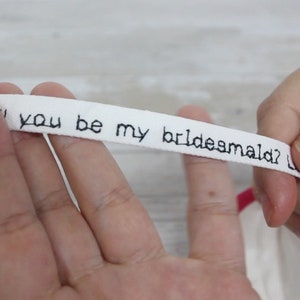 Propuesta de Dama de Honor / ¿Serás mi Dama de Honor? Token de mensaje de galleta de fortuna personalizado personalizado
