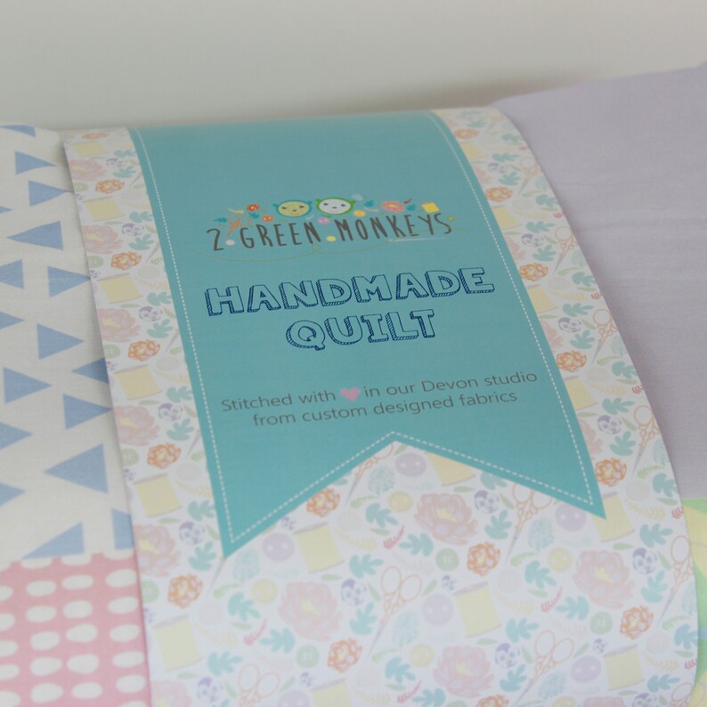 Personalised Embroidered Message Quilt Etsy