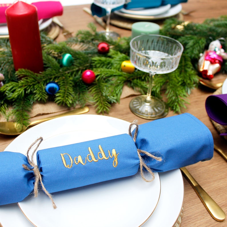 Sustainable Christmas crackers for Daddy