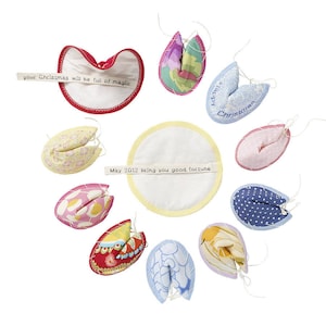 Token de mensaje personalizado / galleta de la fortuna / favor de boda / fortunas de tela / alternativa de tarjeta de felicitación