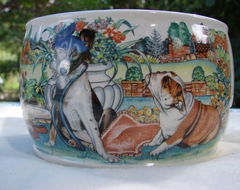 Dog Lovers! Ceramic Yarn Bowl