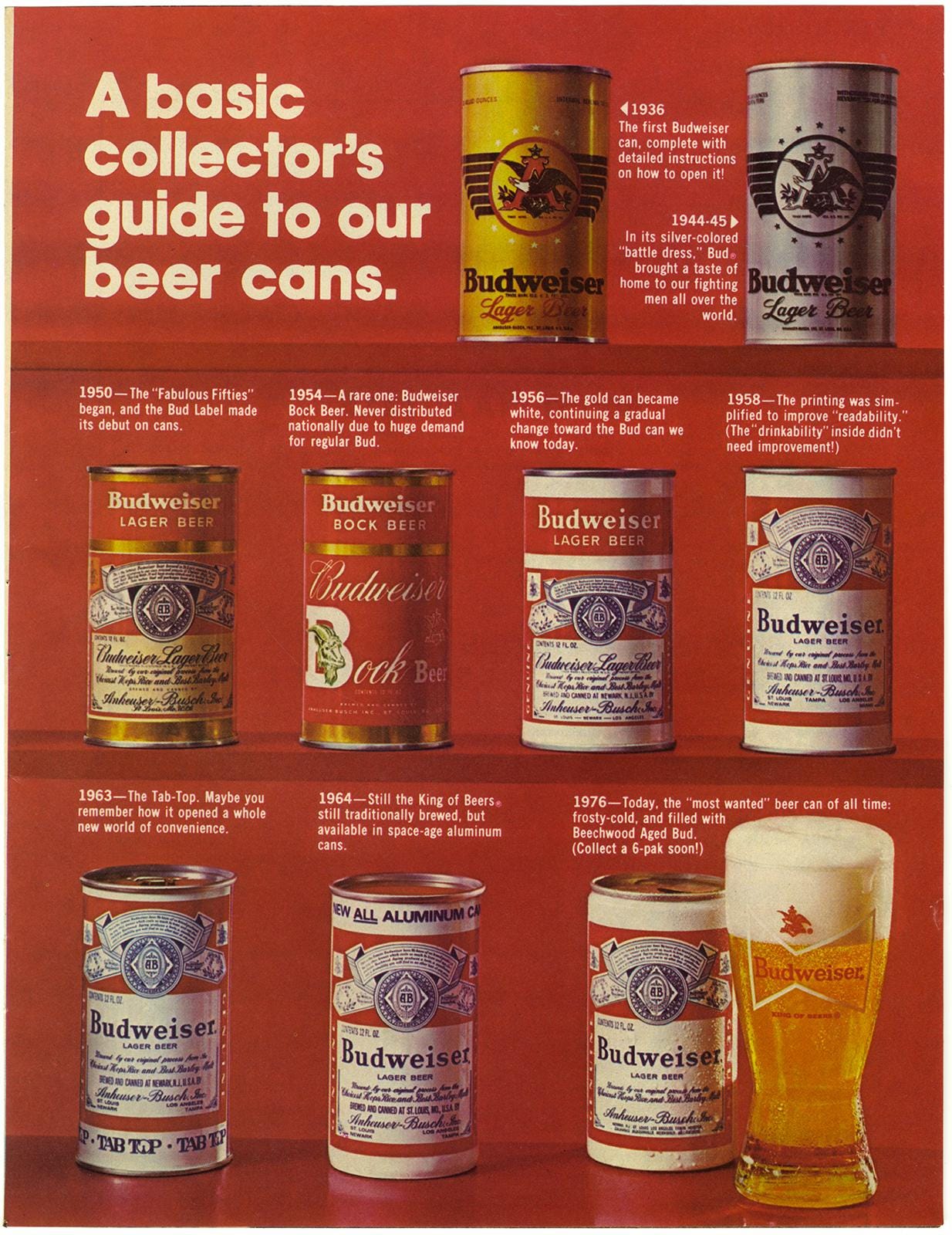 Vintage Budweiser Can - Etsy