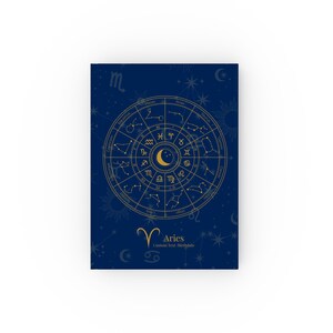 Sterrenbeeld dagboek astrologie liefhebbers, cadeau voor horoscoopfans, reisdagboek, sterrenkaart notitieblok