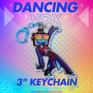 Dancing Vox 3&quot; Keychain