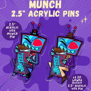 Vox Chocolate Munch 2.5&quot; Acrylic Pin