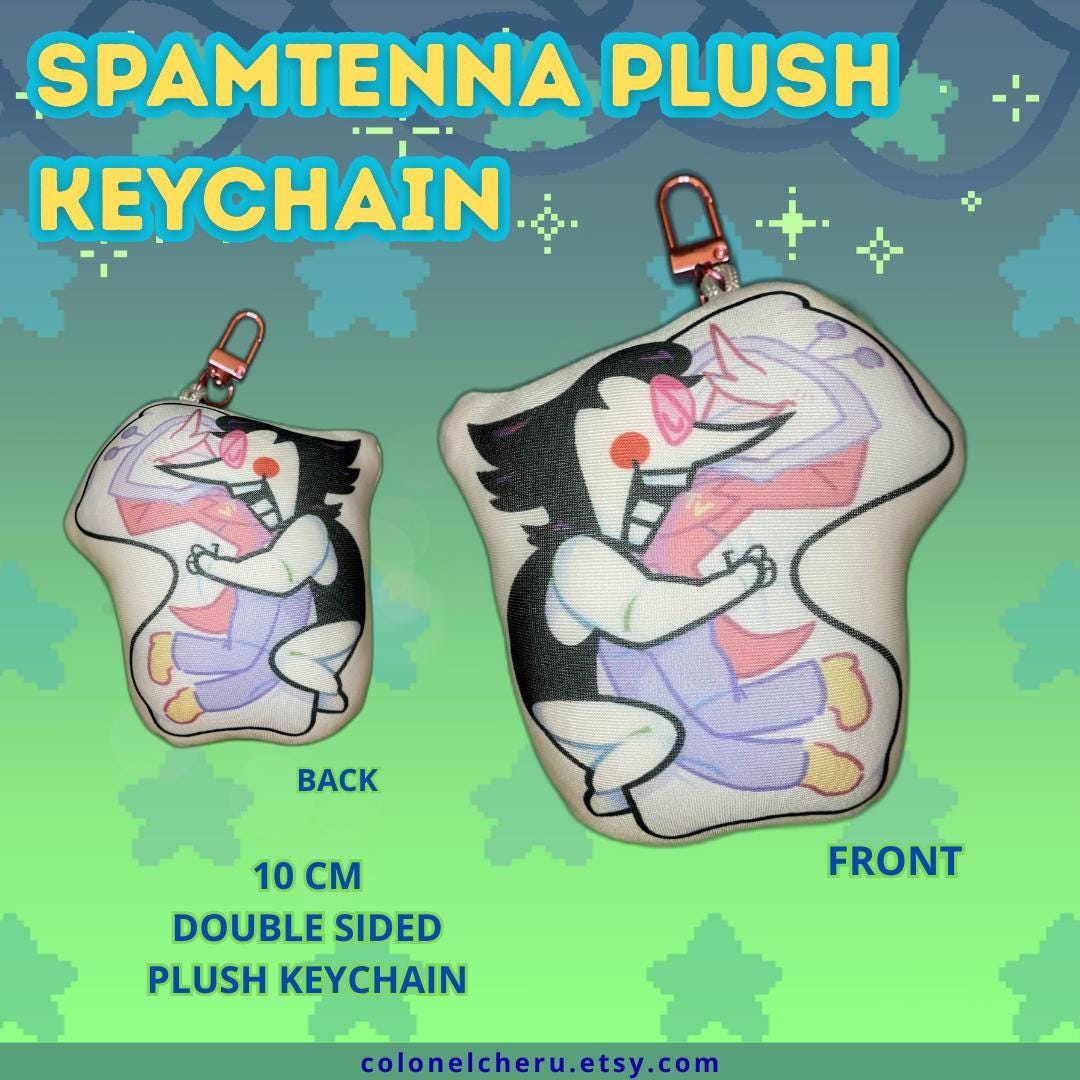 Spamtenna Plush Keychain - Etsy