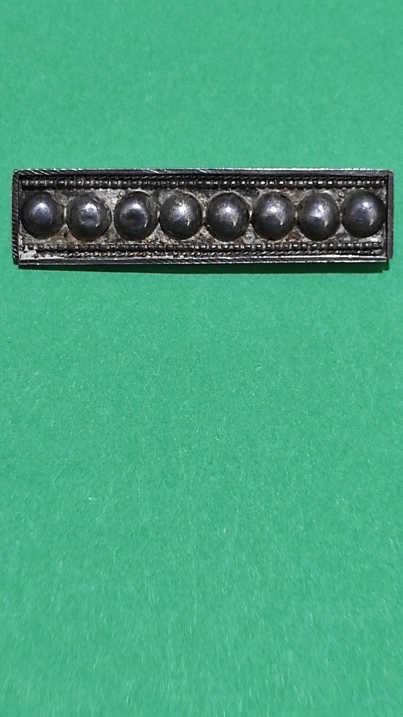 Antique silver judaica Bezalel brooch pin rare Jer