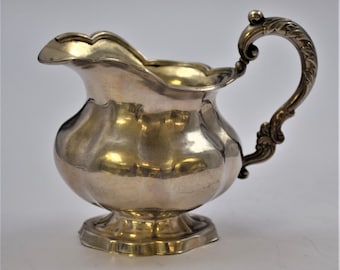 Antique 1850 Russian Russia Imperial silver 84 sterling jug 126 gram pot jar (DD106)
