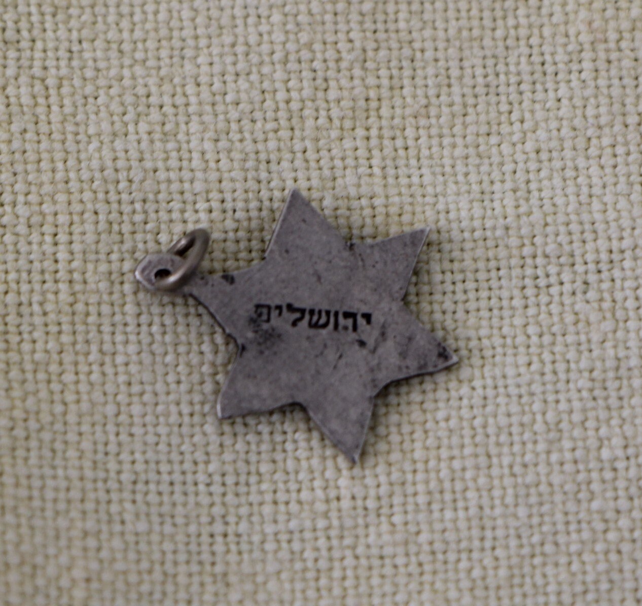 Judaica Antique Silver Sterling Star of David Kabala Amulet Pendant ...