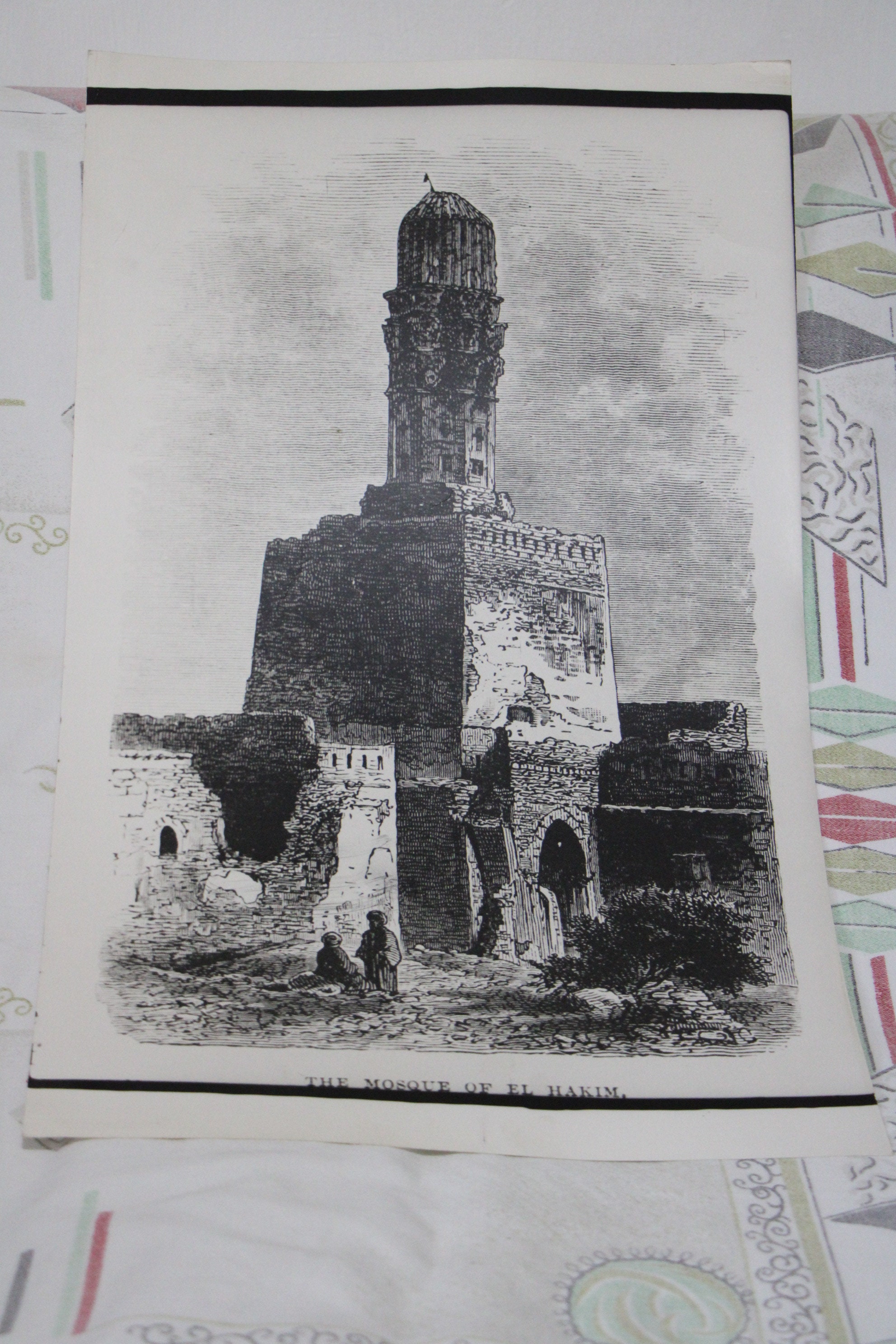 Antique Lithograph: Masque of El Hakim, Cairo, 18/19th Century - Etsy