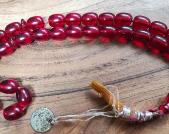 Original Vintage Tasbih resin Baklite bracelet Rosary prayer beads Arab Islamic bracelet Misbaha (jafram)
