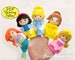 Digital Pattern: Princess Felt Finger Puppets 