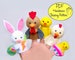 Digital Pattern: Easter Friends Felt Finger Puppets 