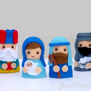 Digital Pattern: Nativity Finger Puppets image 4