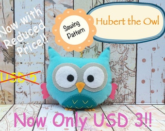 Digital Pattern: Hubert the Owl (Felt Doll)