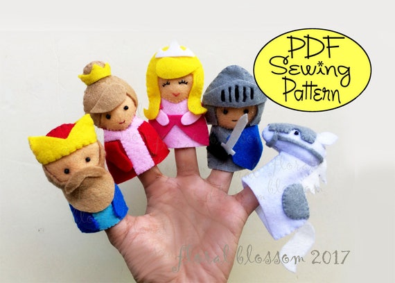Digital Pattern Fairy Tale Finger Puppets Etsy Digital Pattern Fairy Tale Finger Puppets Etsy