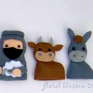 Digital Pattern: Nativity Finger Puppets image 3