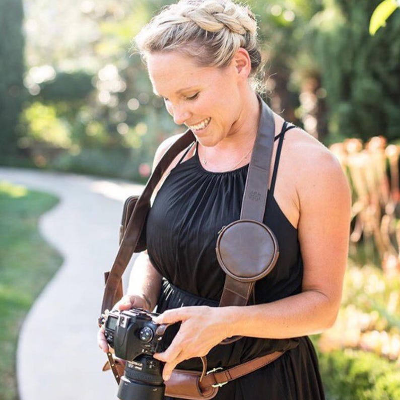 Vegan Leather Camera Strap Adjustable With Removable Etsy