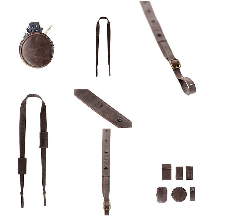 Vegan Leather Camera Strap Adjustable With Removable Etsy