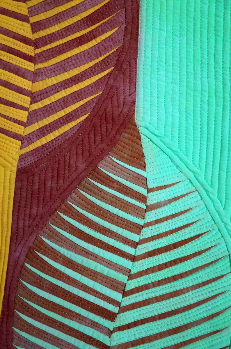 Art quilt abstract quilt modern quilt wall hanging wall Etsy