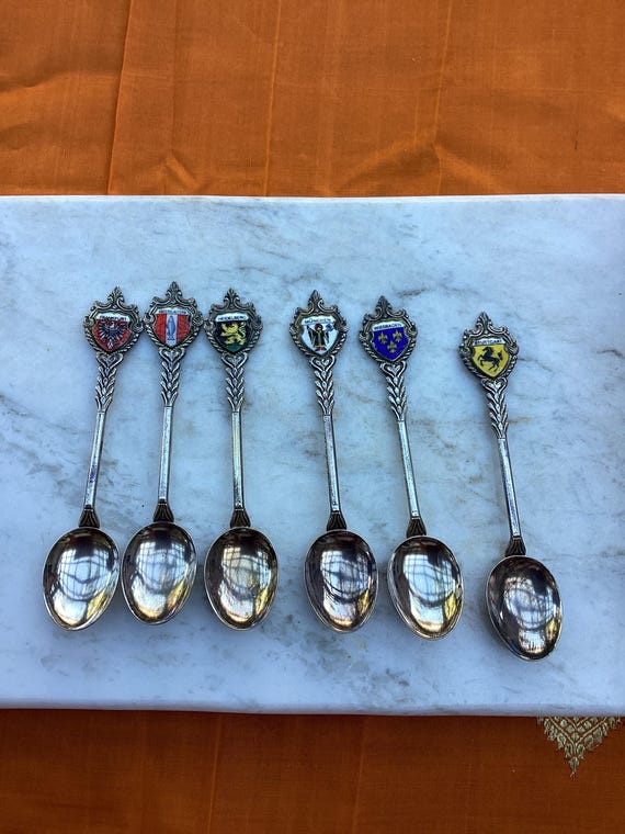 ヴィンテージ シルバーメッキ コレクターズアイテム ドイツ都市ミニ