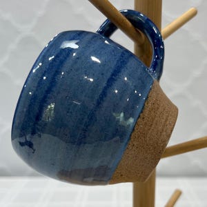 World Market Ceramic Half-Glazed Pottery Stoneware Mug