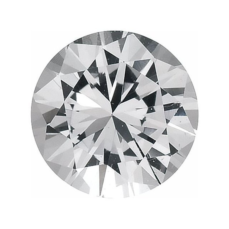 white sapphire stud white sapphire stud
