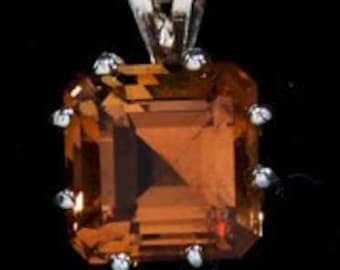 Natural Guerrero Topaz 3.66ct. Pendant, One-of-a-kind, Collectors Stone