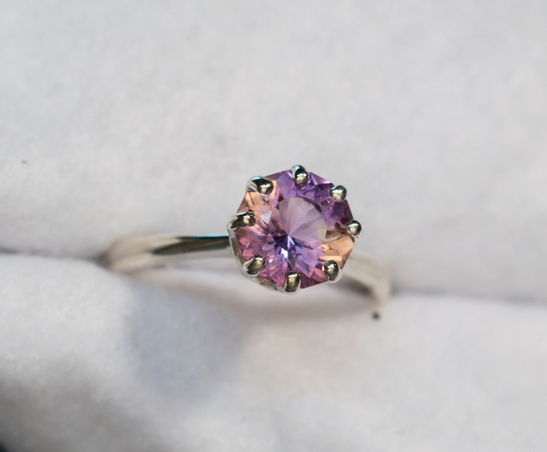 Ametrine Portuguese Cut Alternate Engagement Ring Delicate - Etsy