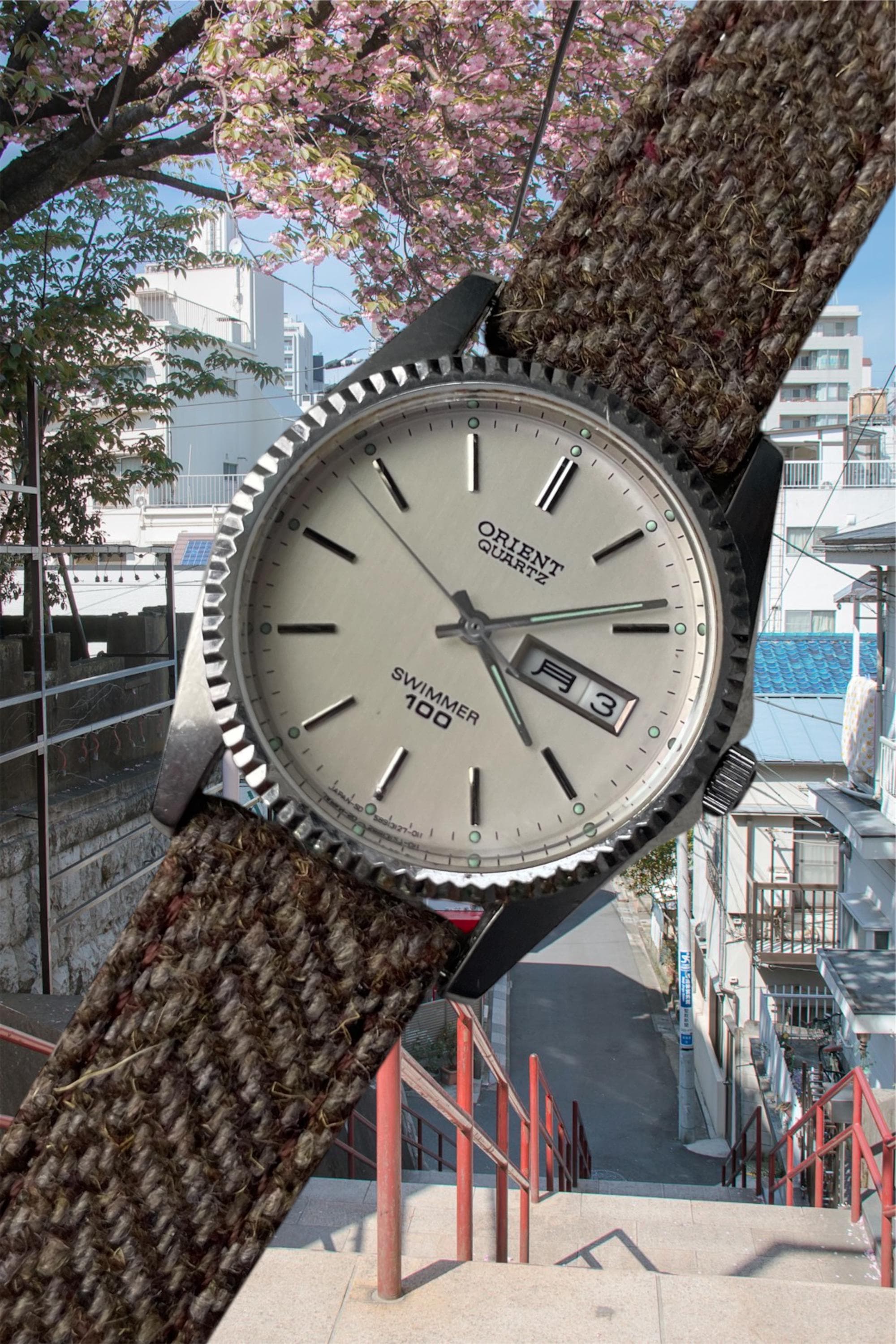 Vintage Orient Swimmer Kanji Day-date Watch | Imported From