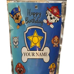 Printable Paw Patrol Capri Sun Label – Drink Pouch Sticker for Kids Party