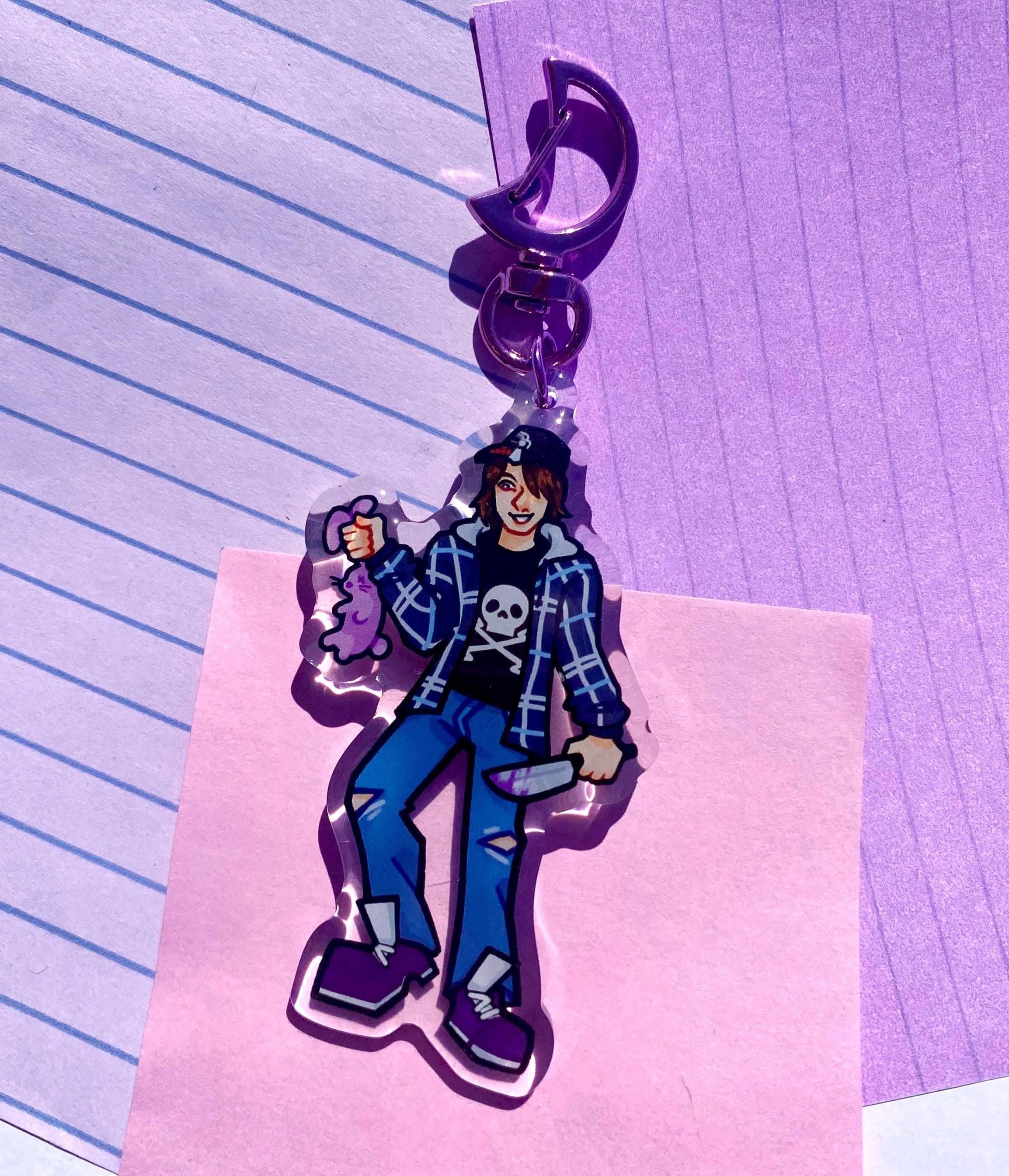 Everymanhybrid Habit Evan Epoxy Keychain - Etsy
