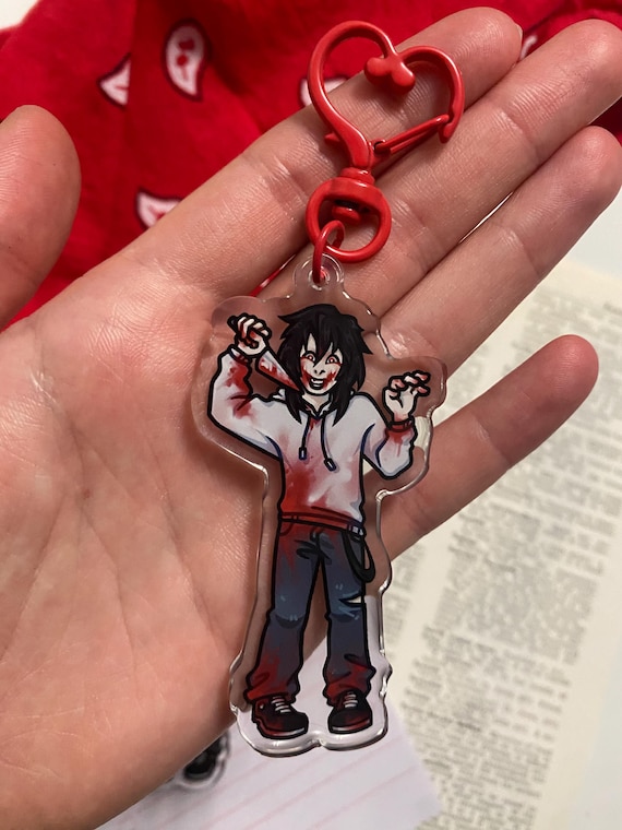 Jeff the Killer Double Sided Epoxy Keychain - Etsy