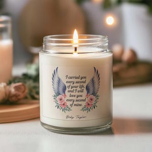 Miscarriage Gift | Sympathy Candle | Memorial Gift | Personalized Condolence | Baby Loss Gift | Grief Gift