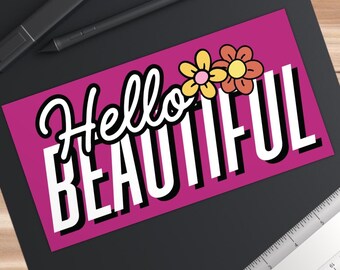 Be Kind Vinyl Decal, Inspirational Sticker, Waterproof Laptop Decal, Car Sticker, Tumbler Decal, Oracal 651 Vinyl