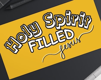 Christian Car Decal: Waterproof Vinyl Bumper Sticker - Religious Inspiration