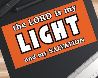 Christian Car Decal: Waterproof Vinyl Bumper Sticker - Religious Inspiration