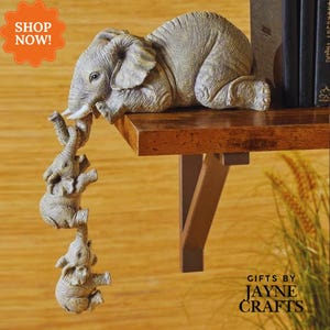 Handmade 3pcs/Set Cute resin elephant figurines - Perfect Decorative Accent for Home, Office, or Gifts