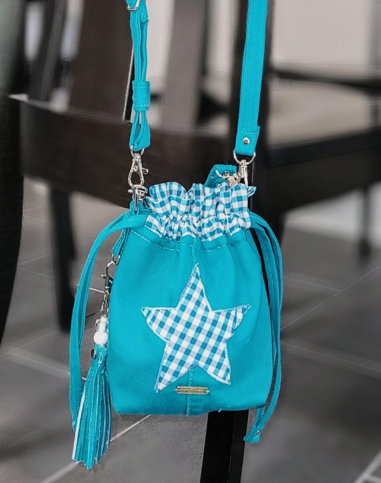 Mini Bucket Bag/bucket Bag/denim Bag/ Jean Denim Bag
