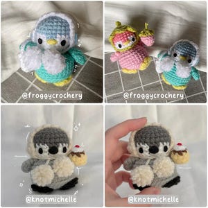 Penguin With Earmuffs + 10 Accessories Pattern - Etsy